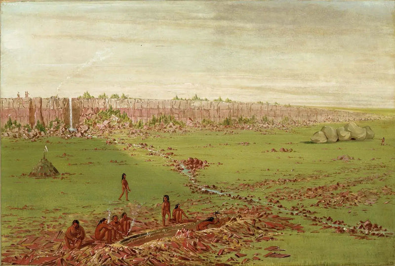 프레리 언덕의 피프스톤 채석장 - 조지 캐틀린

Source:
Carrière de Pipestone sur le Coteau des Prairies - George Catlin