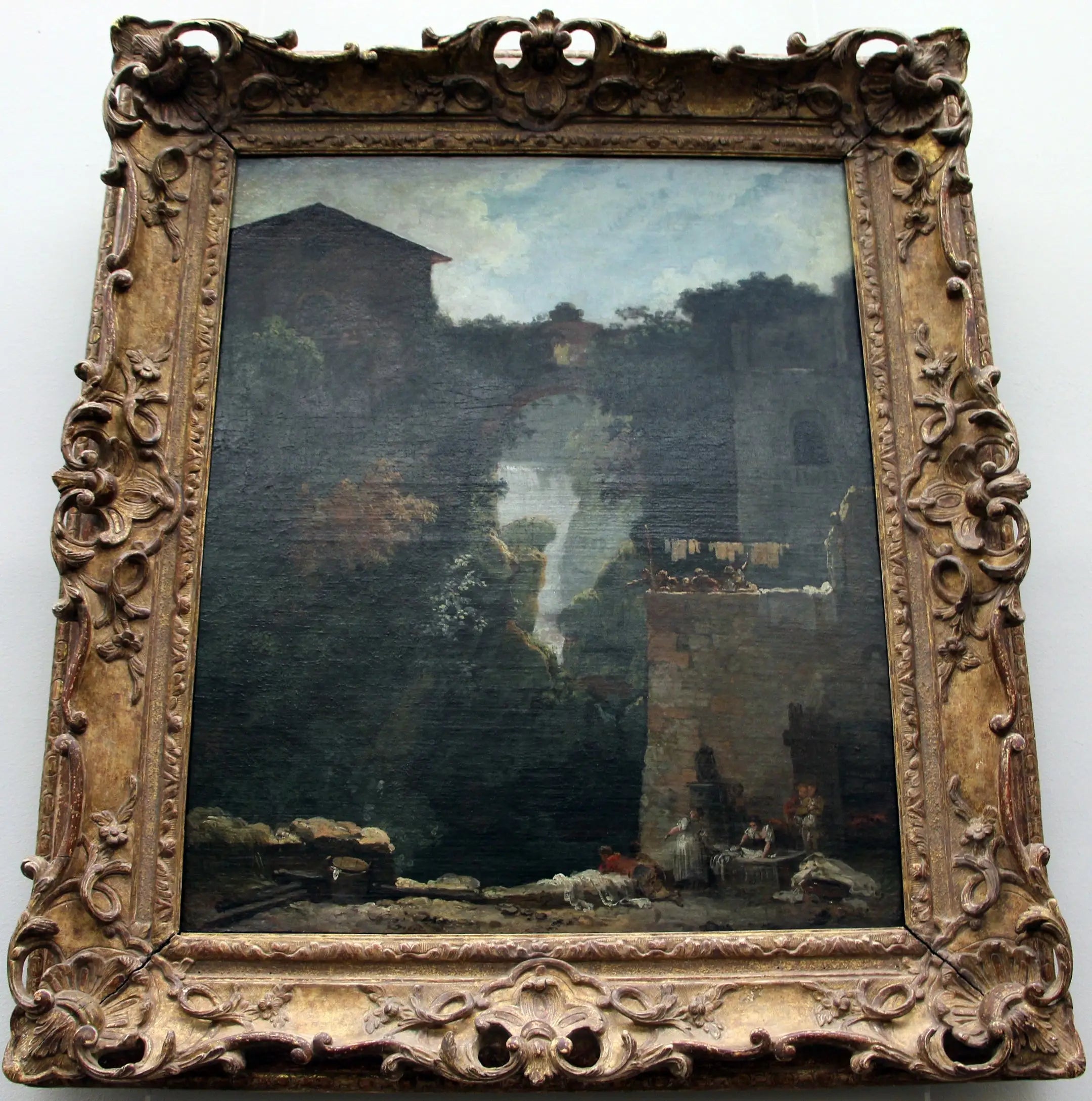 Cascatelles de Tivoli - Jean-Honoré Fragonard image 1 copie peinte à la main à l’huile