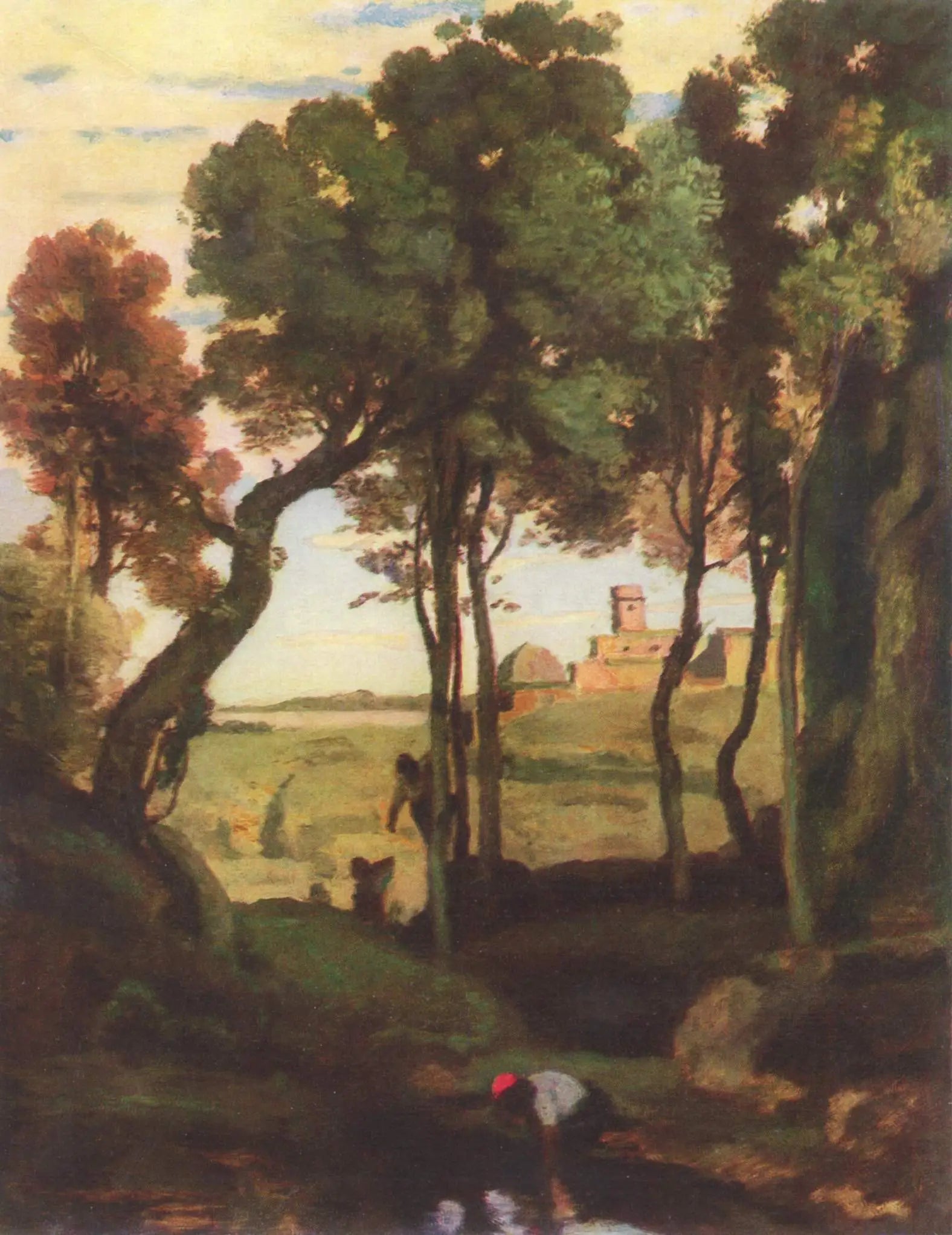 Castel Gandolfo - Jean-Baptiste Camille Corot - Alpha Reproduction
