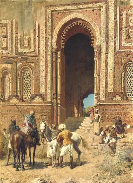 알라오딘의 문에 있는 인디언 기사들, 올드 델리 - 에드윈 로드 위크스

Source:
Cavaliers indiens à la porte d'Alah-ou-din, Old Delhi - Edwin Lord Weeks