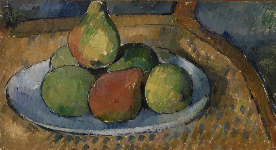 의자 위의 과일 접시 - Paul Cézanne