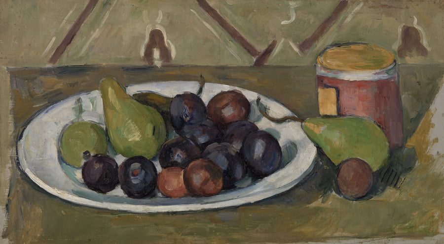 과일과 저장용기 접시 - Paul Cézanne
