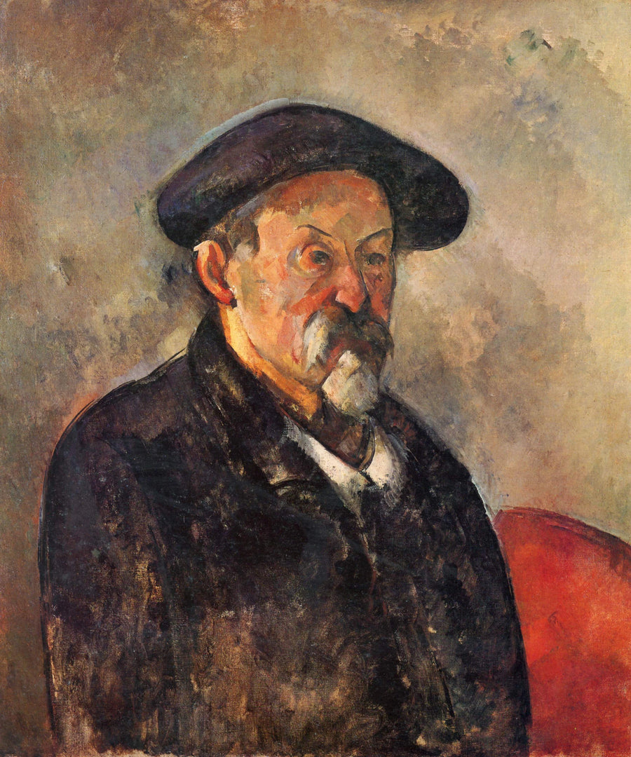 베레모를 쓴 예술가 초상 - Paul Cézanne