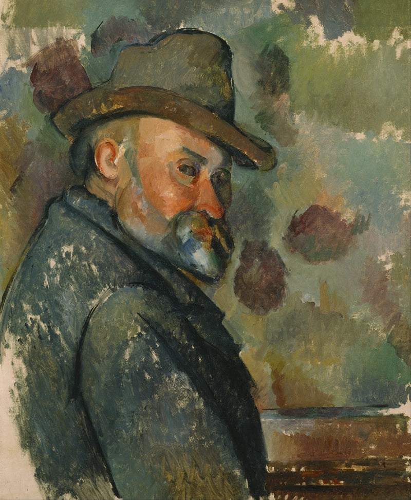 모자 쓴 자화상 - Paul Cézanne