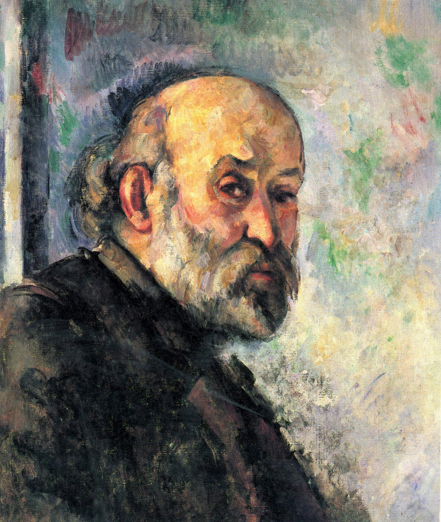 푸른 배경의 세잔 초상 - Paul Cézanne