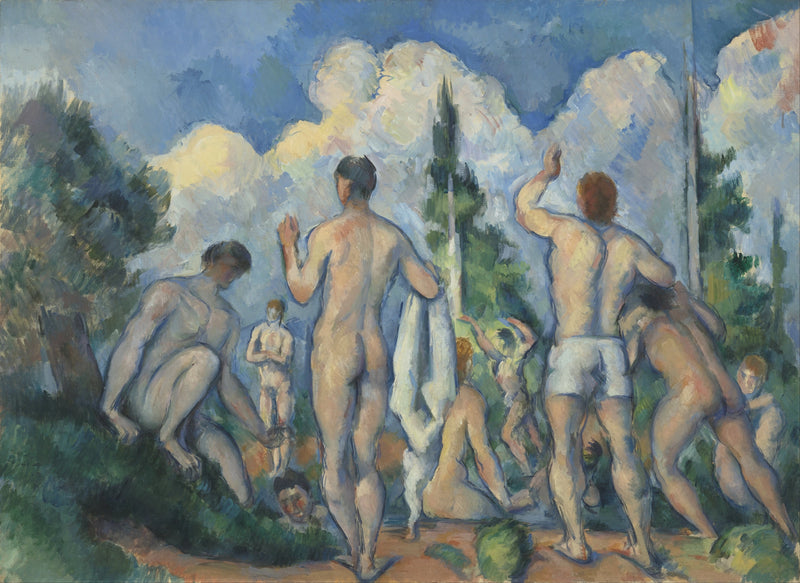 목욕하는 사람들 - Paul Cézanne