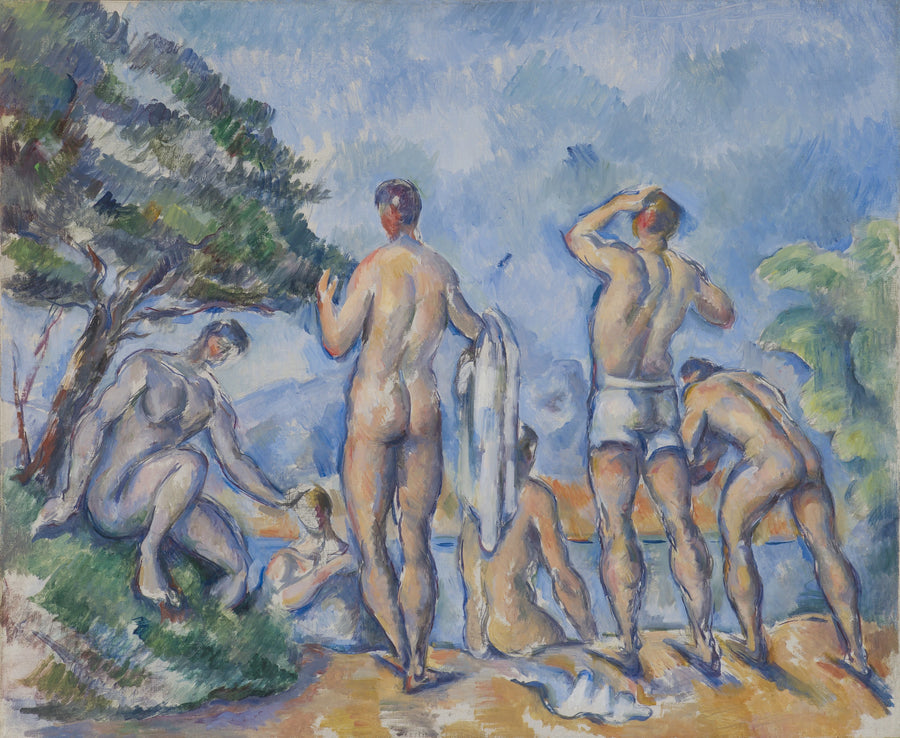 목욕하는 사람들 - Paul Cézanne