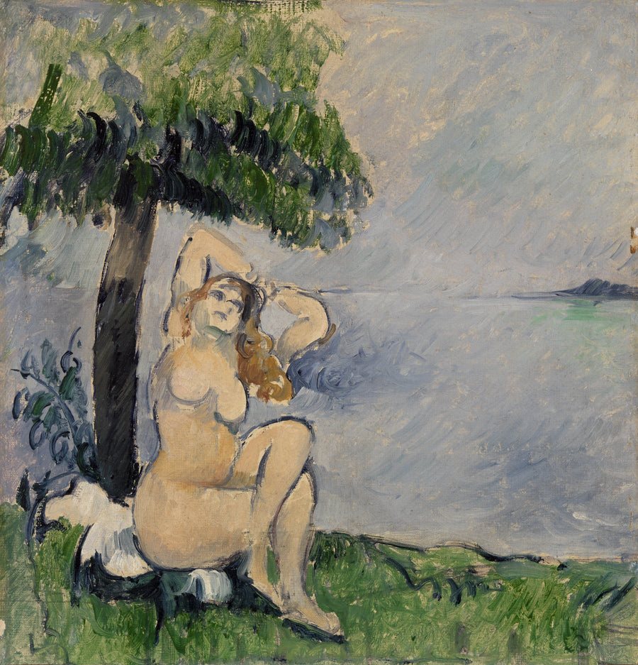 바닷가의 목욕하는 여인 - Paul Cézanne