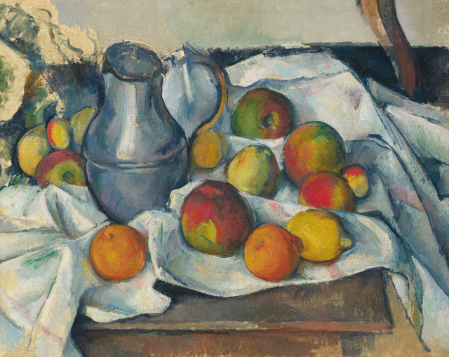 주전자와 과일, 1888 -1890 - Paul Cézanne