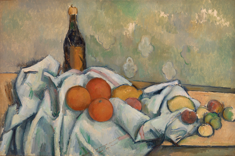 병과 과일 - Paul Cézanne