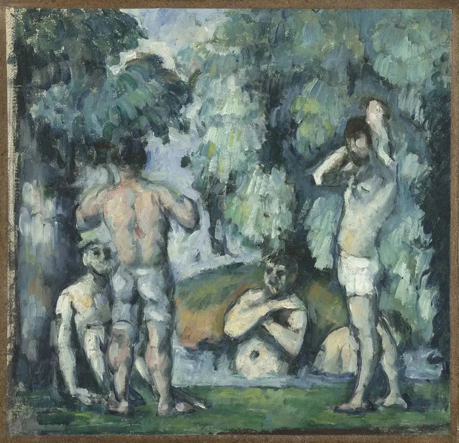 다섯 명의 목욕하는 사람들 - Paul Cézanne