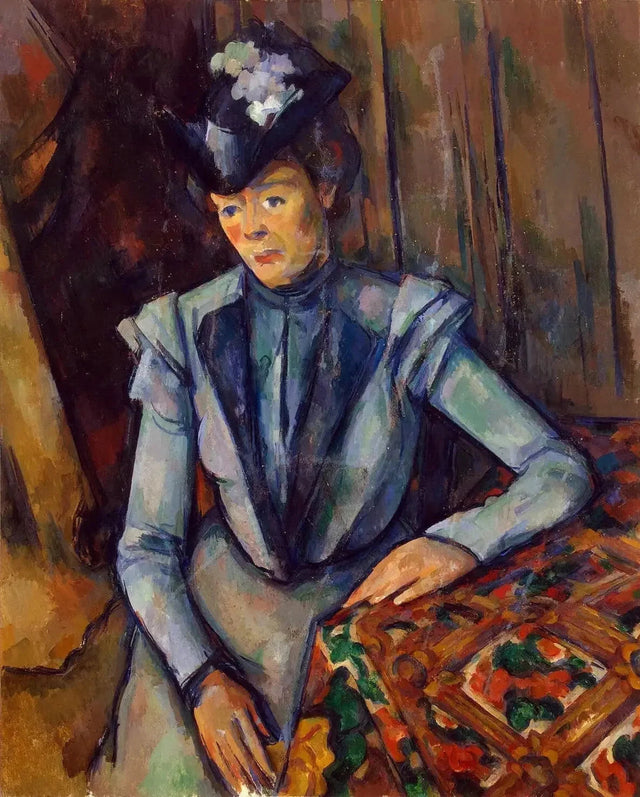 파란색 옷을 입은 여인, 1900-1904년경--- Paul Cézanne