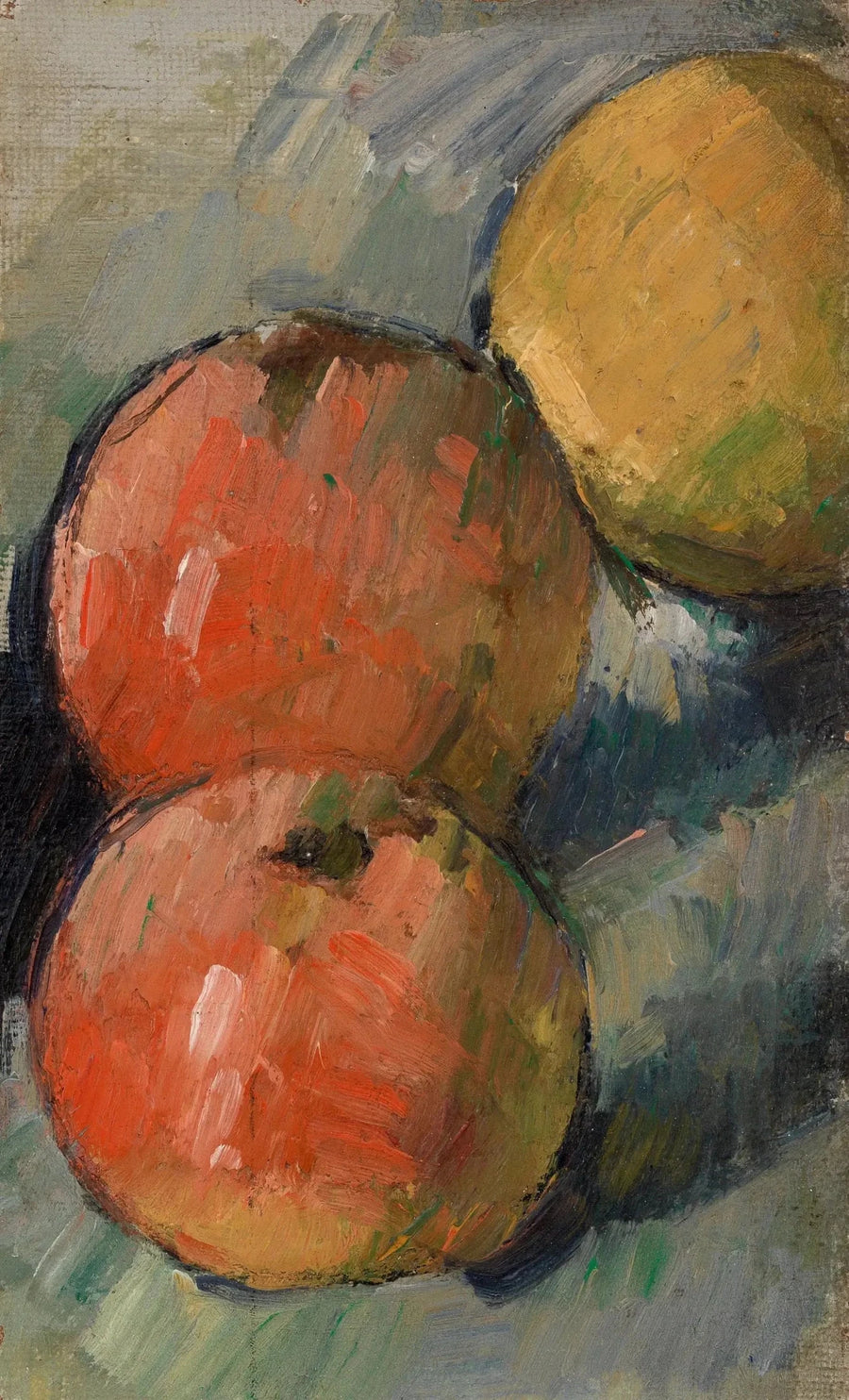 사과 두 개 반 - Paul Cézanne