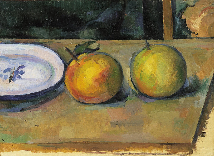 테이블 위의 두 개의 사과 - Paul Cézanne
