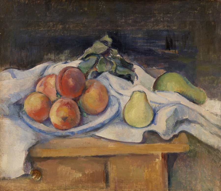 탁자 위의 과일 - Paul Cézanne