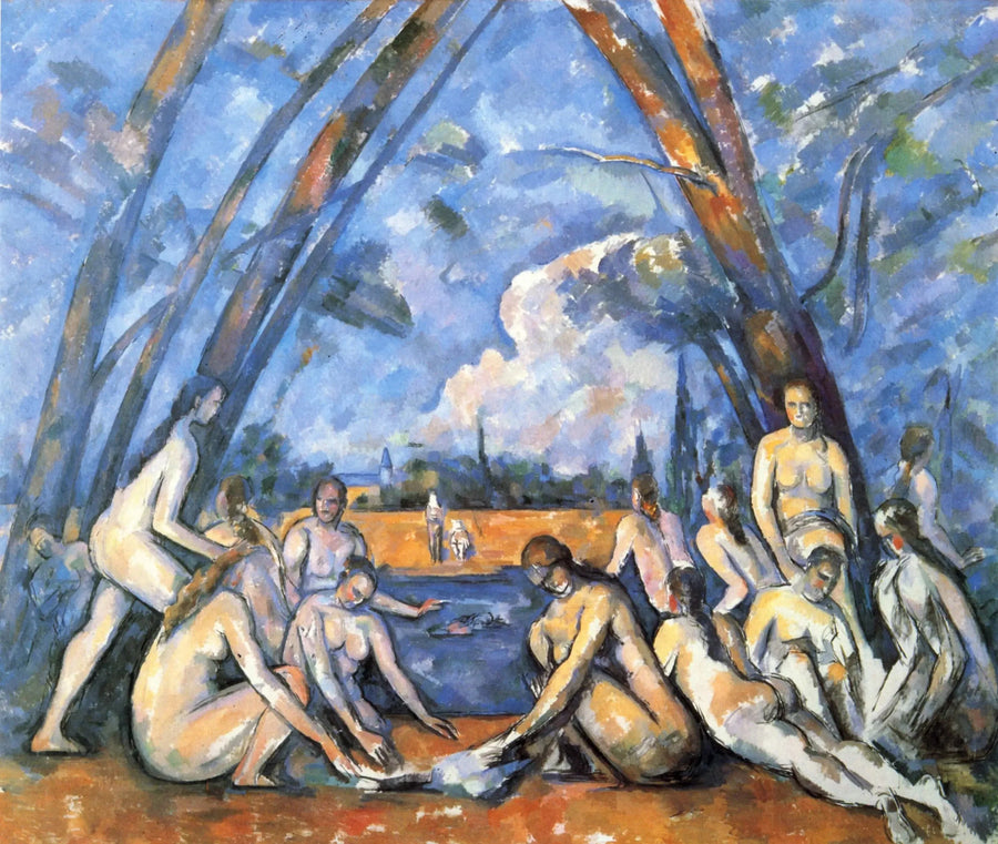 큰 목욕하는 사람들 - Paul Cézanne