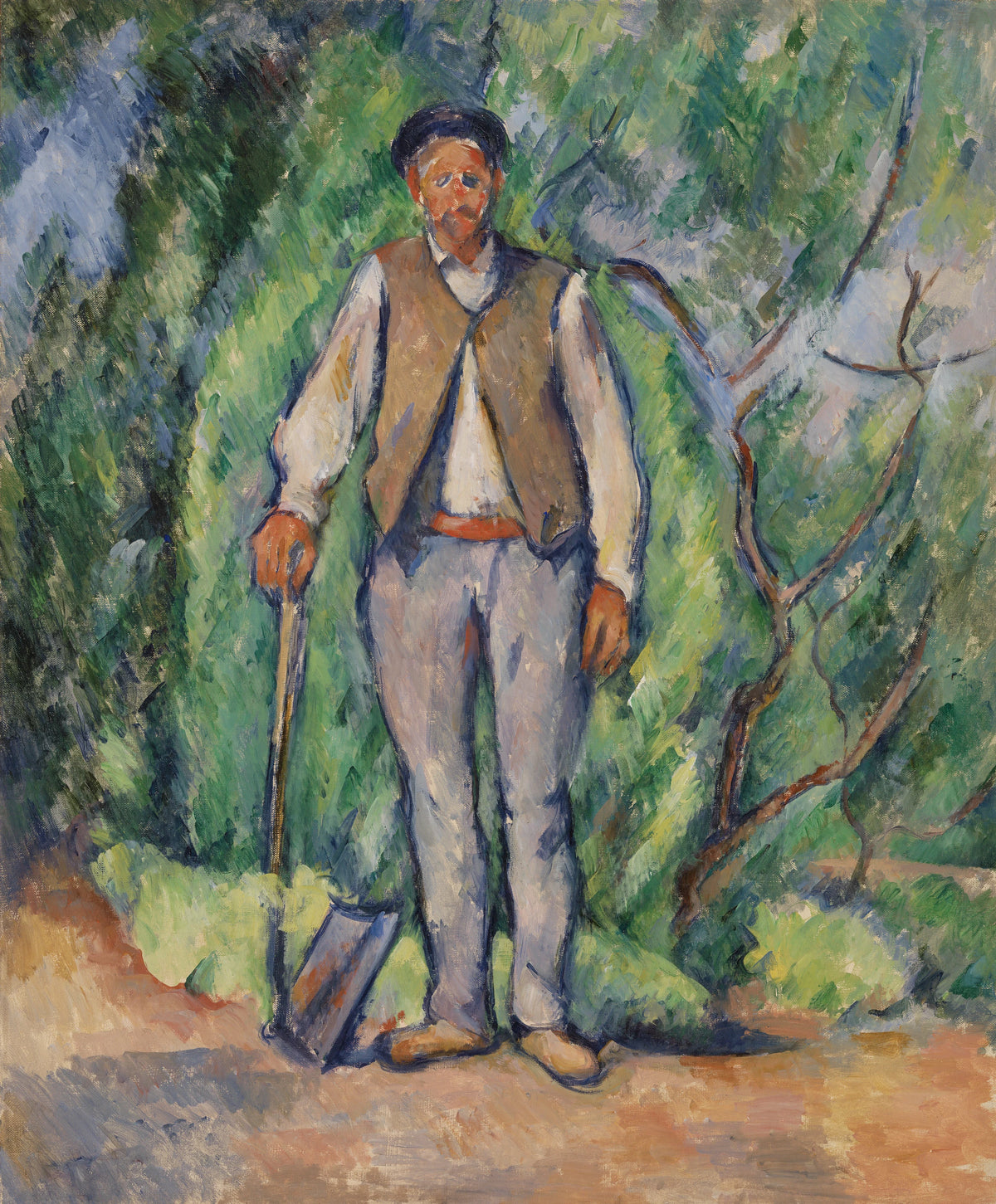 정원사, 1885년경 또는 그 이후 - Paul Cézanne