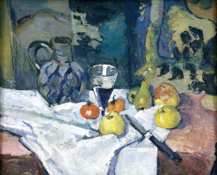 사암 냄비 속의 정물화, 1873 -1874 - Paul Cézanne