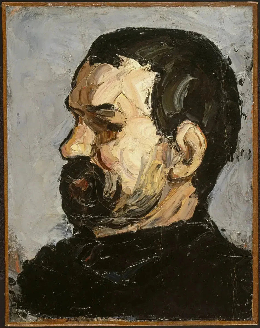 옆모습의 도미니크 삼촌 - Paul Cézanne