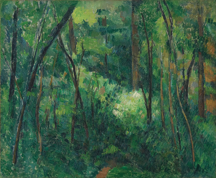 숲속 - Paul Cézanne