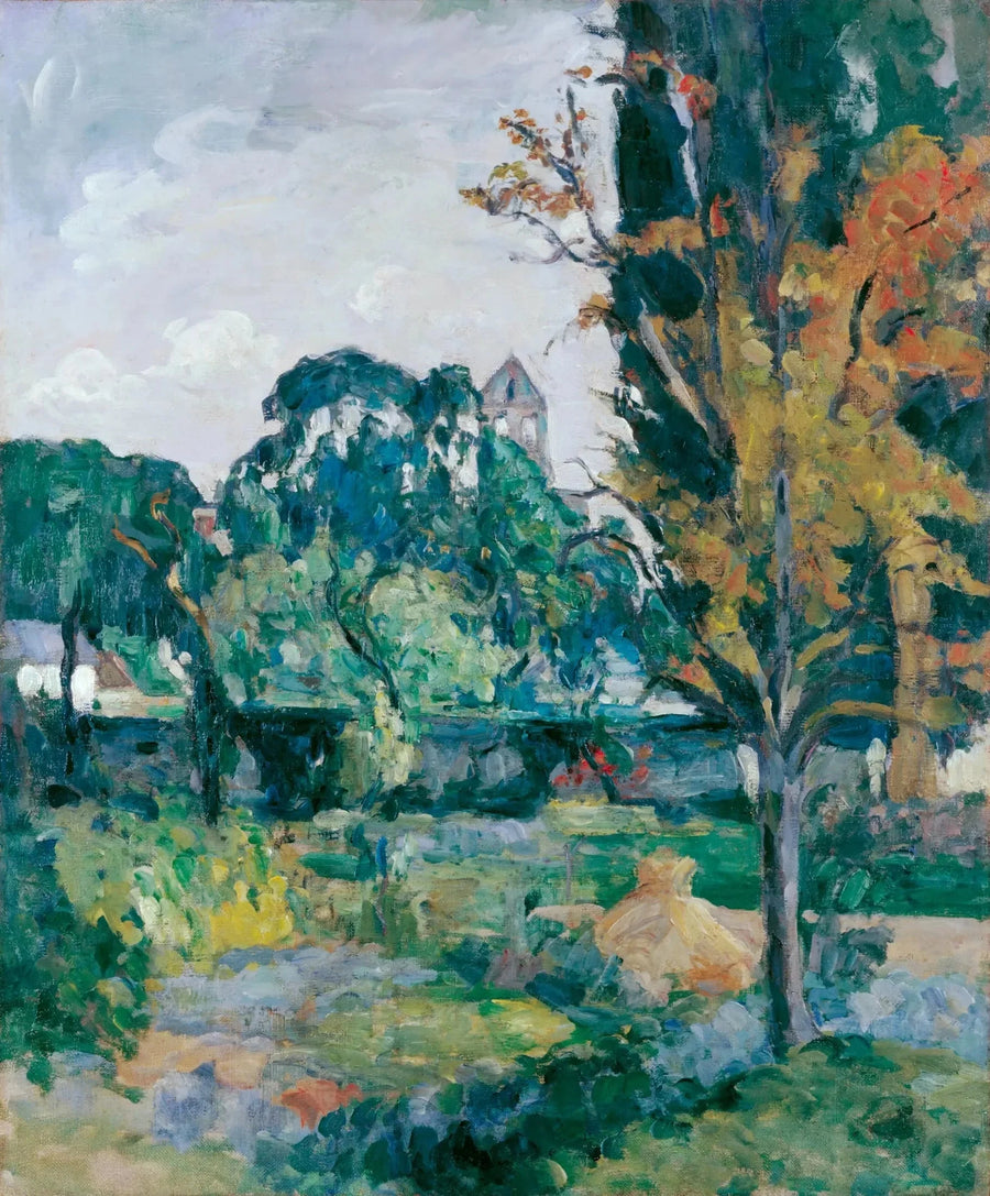 종탑이 있는 풍경 - Paul Cézanne