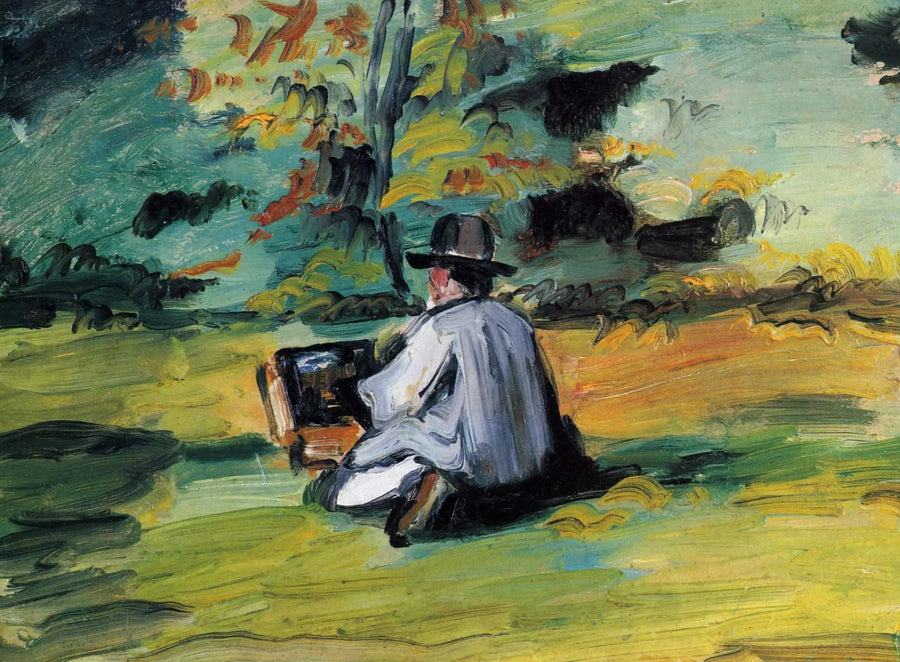 작업 중인 화가 - Paul Cézanne