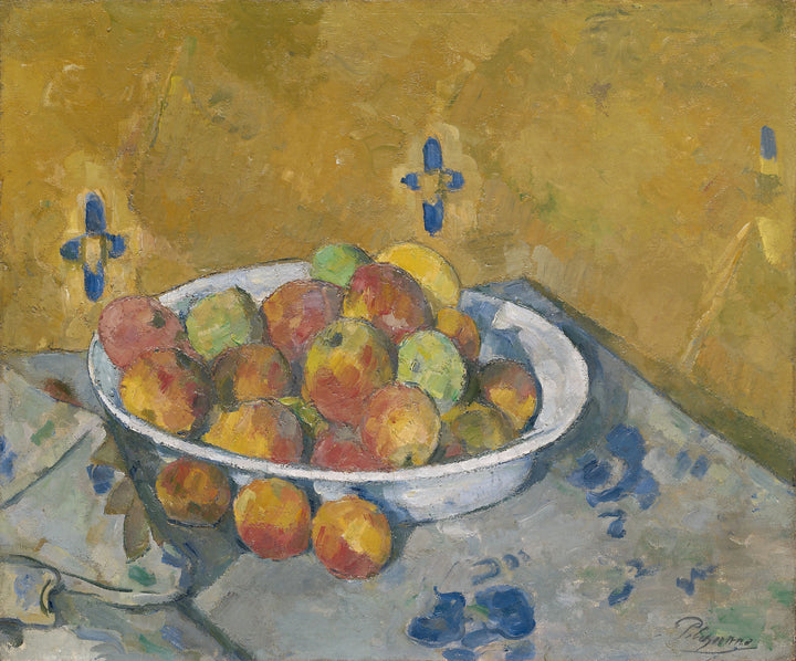 사과 접시, 1877년경 - Paul Cézanne
