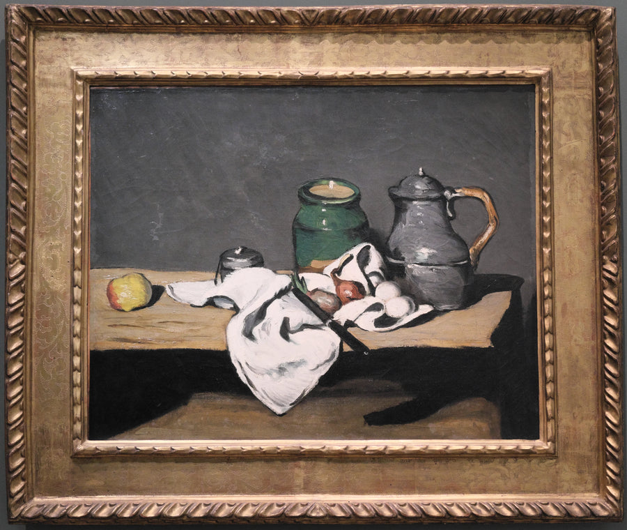 녹색 항아리와 주석 주전자 - Paul Cézanne