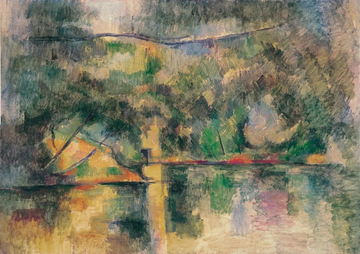 물 속의 반사, 1888-1890년경- Paul Cézanne