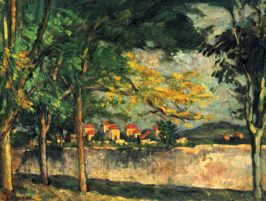 도로; 성벽 - Paul Cézanne