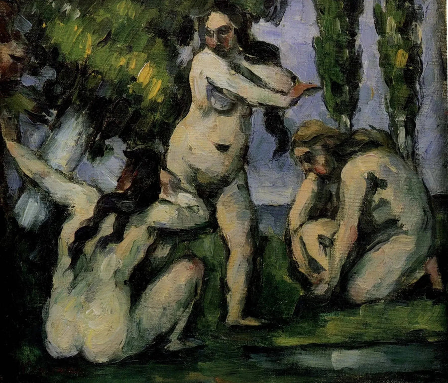 세 명의 목욕하는 여인 - Paul Cézanne