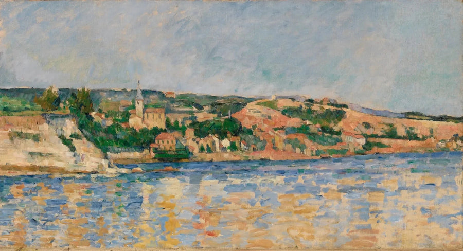 바다에서 본 레스타크 마을 - Paul Cézanne
