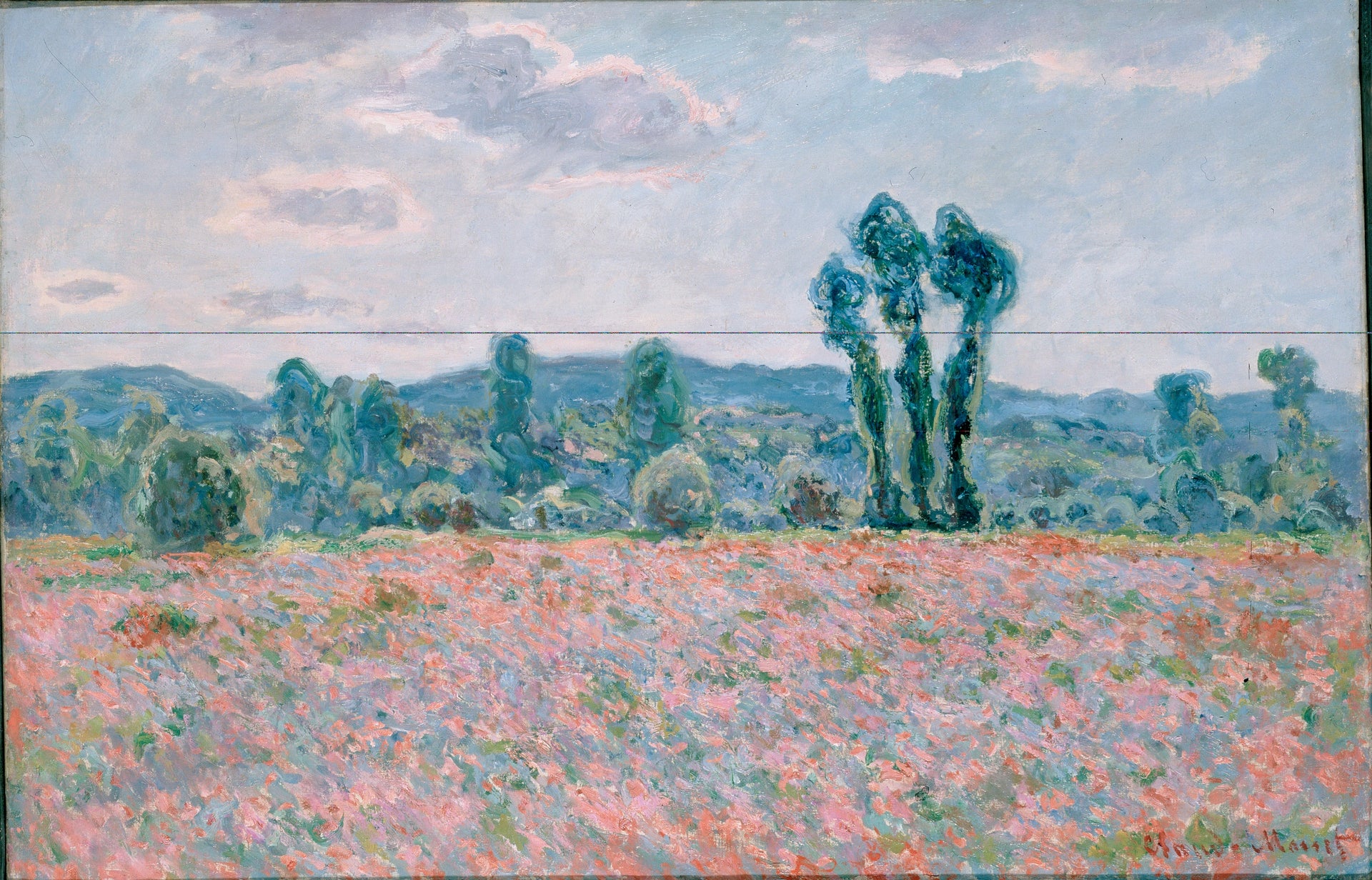 Champ de coquelicots W1255 de Claude Monet – musée de l’Ermitage ГЭ-9004