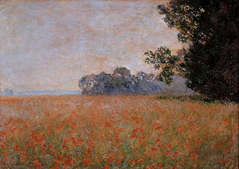 조개껍데기가 있는 귀리밭 - Claude Monet