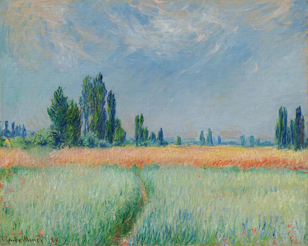 Champ de blé - Claude Monet image 1 tableau peint à l’huile sur toile