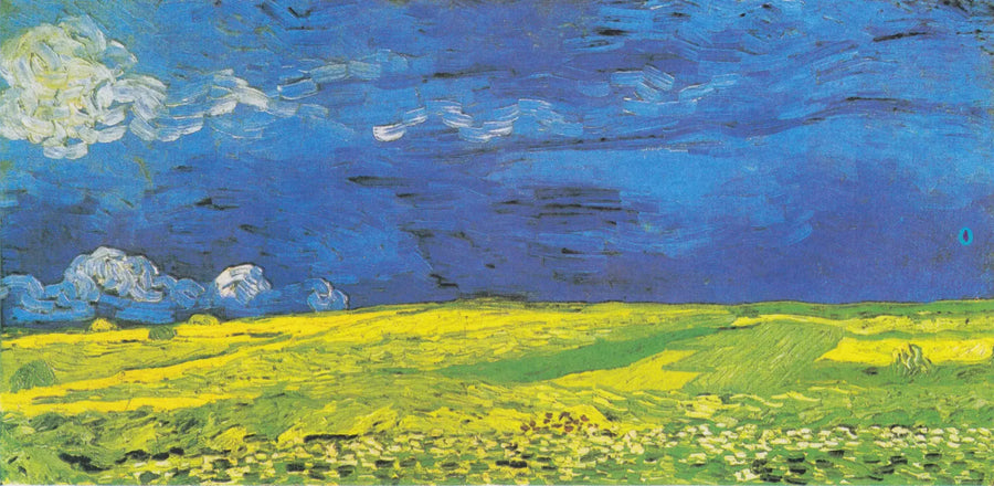 폭풍 구름 아래 밀밭 - Vincent van Gogh