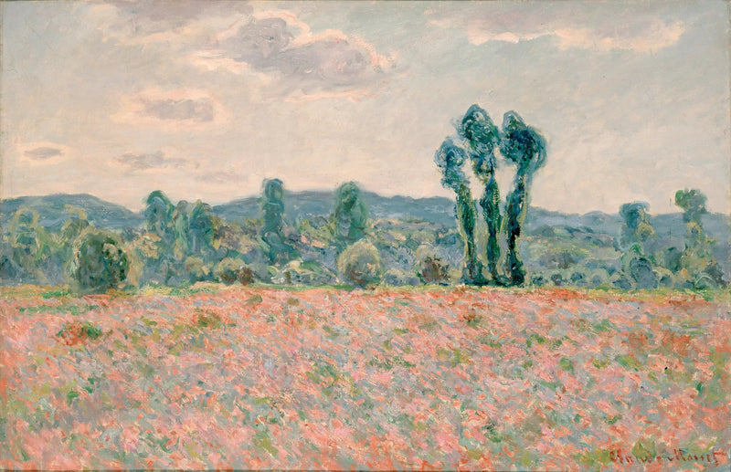 양귀비 밭 - Claude Monet
