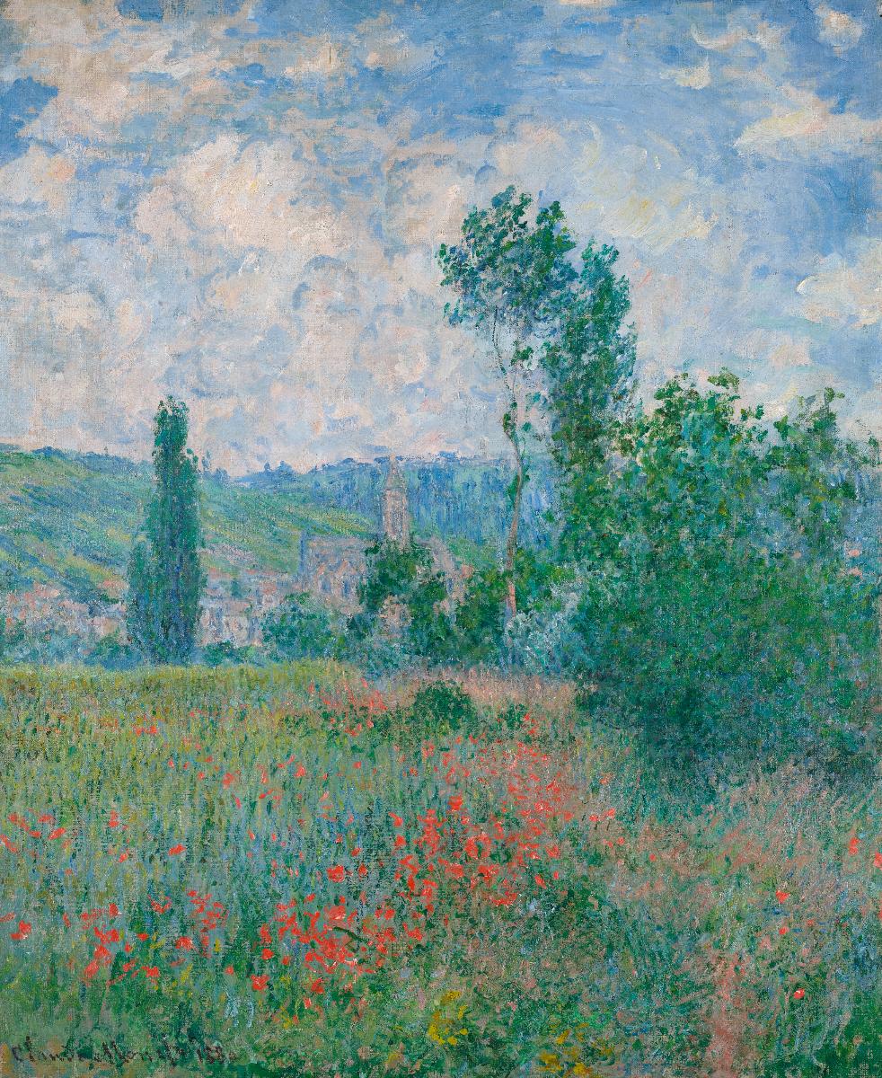 Reproduction du tableau « Champ de coquelicots - Claude Monet » par Alpha Reproduction en peinture à l’huile
