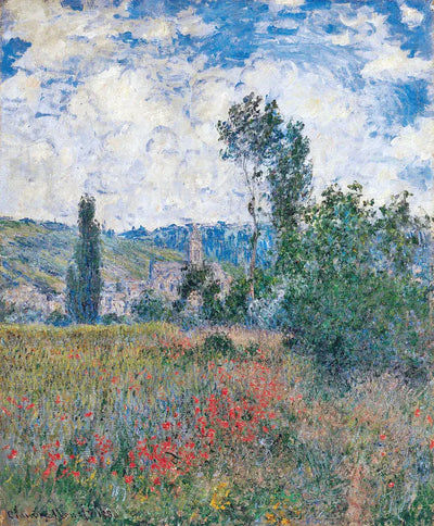 Reproduction du tableau « Champ de coquelicots - Claude Monet » par Alpha Reproduction en peinture à l’huile