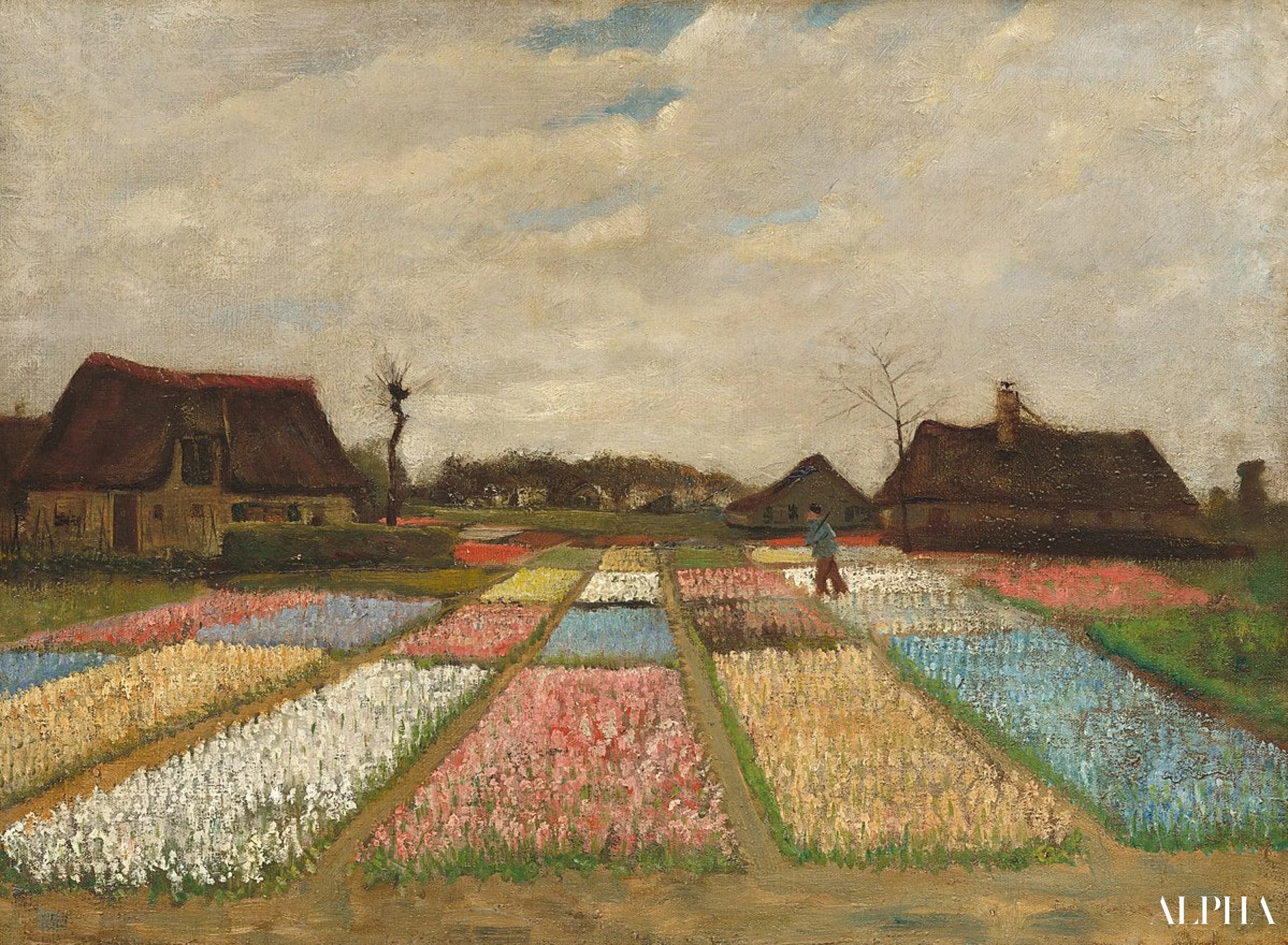 Champs de fleurs - Van Gogh - Reproductions de tableaux et peintures haut de gamme