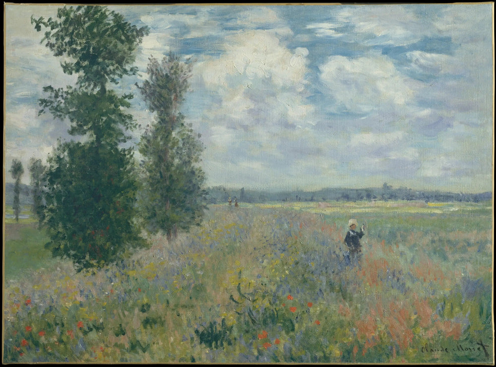 Champs de Poppy près d'Argentieu - Claude Monet image 1 copie de tableau peinte à la main