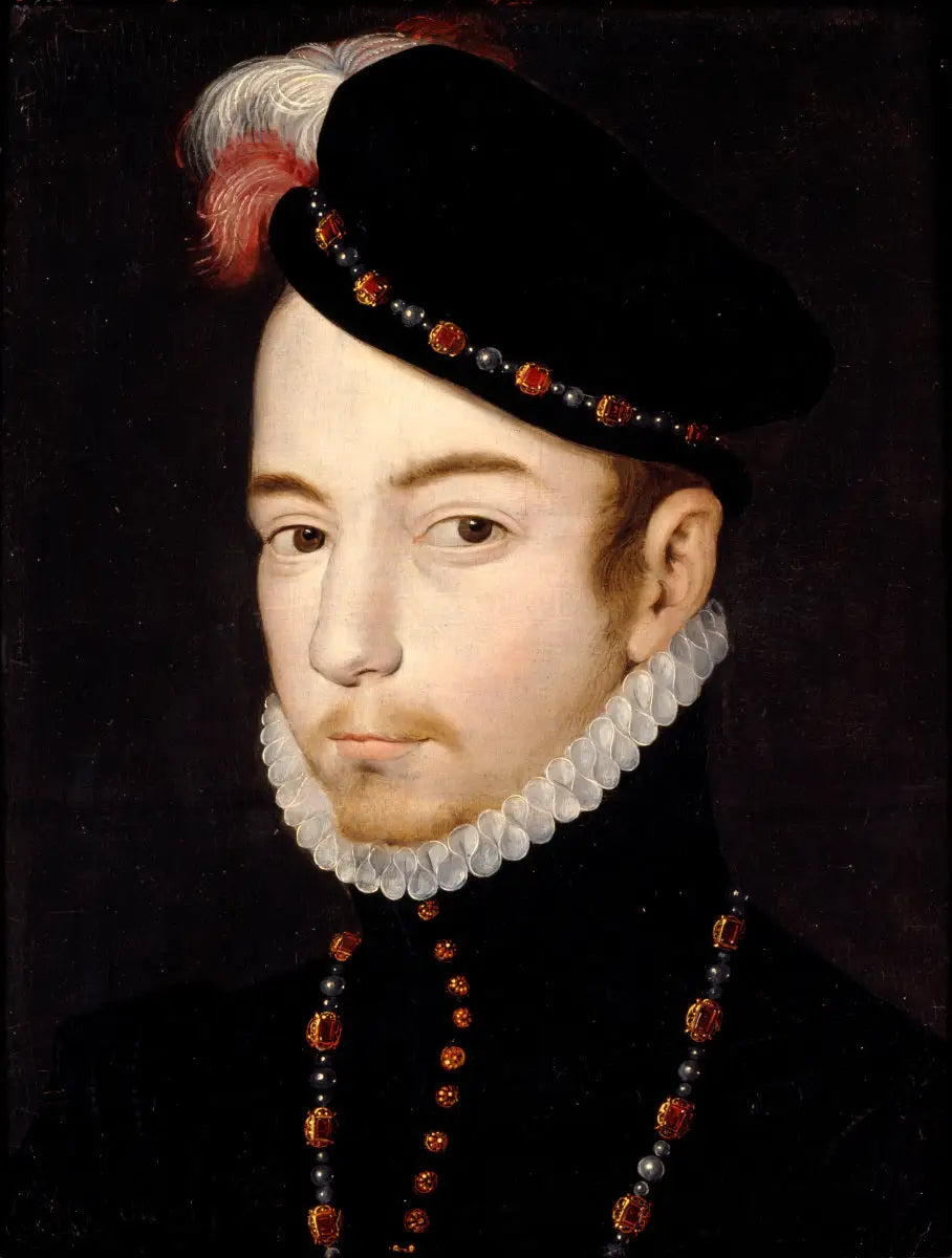 Charles IX - François Clouet image 1 copie de tableau peinte à la main