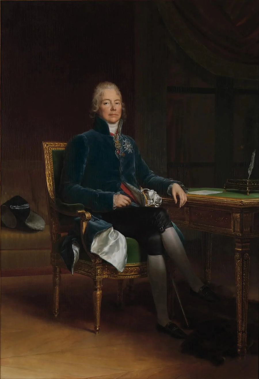찰스 모리스 드 탈레랑 페리골드 (1754-1838), 베네방 공작 - 프랑수아 제라르

Source:
Charles Maurice de Talleyrand Périgord (1754-1838), prince de Bénévent - François Gérard