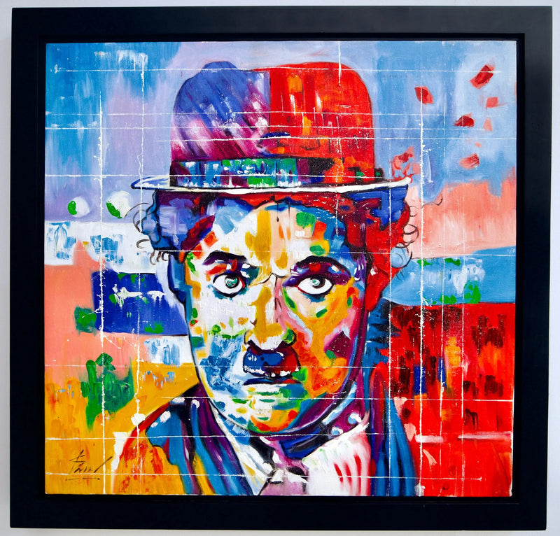 찰리 채플린 팝 아트 | 55 x 55cm