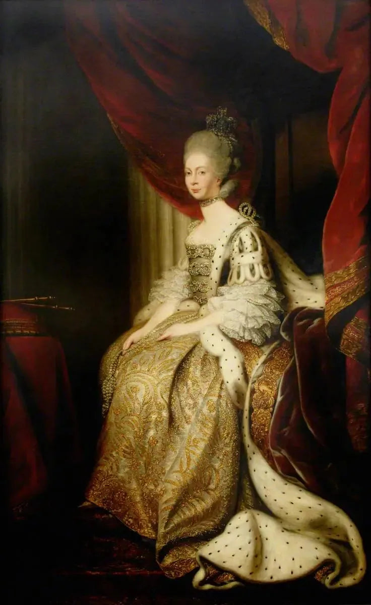 샬롯-소피 드 메클렝부르크-슈트렐리츠 (1744–1818), 조지 3세의 왕비 - 조슈아 레이놀즈
