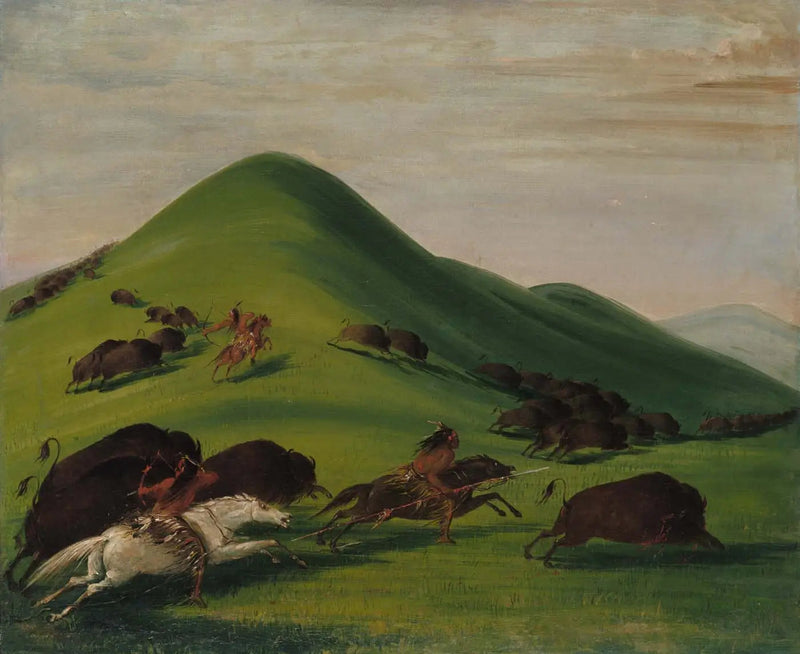 프레리 블러프스에서의 들소 사냥 - 조지 캐틀린

Source:
Chasse au bison sur Prairie Bluffs - George Catlin