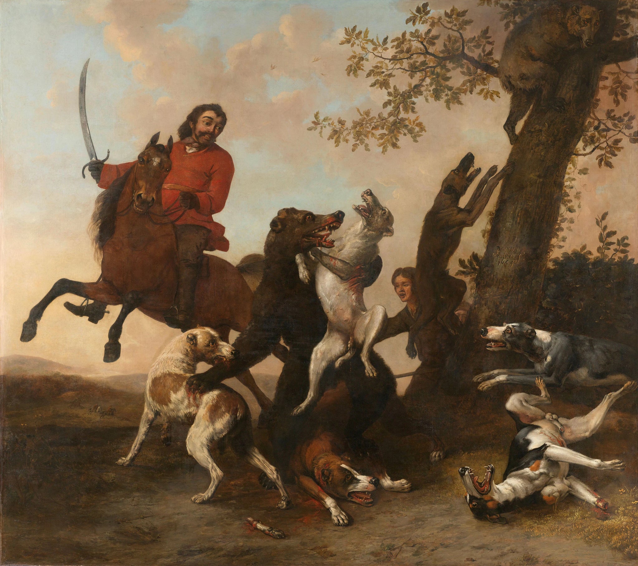 La chasse à l'ours - Paulus Potter