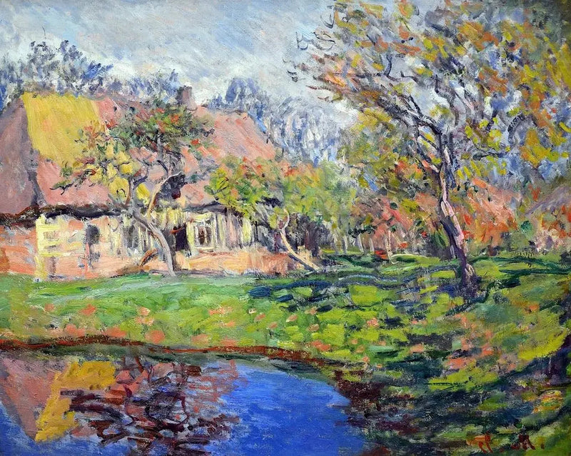 노르망디 오두막 - Claude Monet