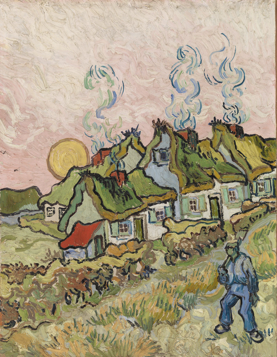 햇살 아래 오두막 - Vincent van Gogh