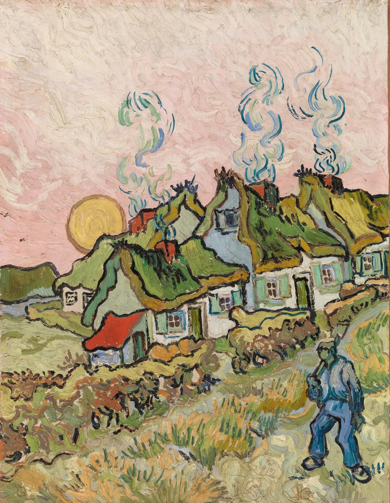 햇살 아래 오두막 - Vincent van Gogh
